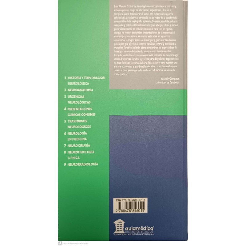 MANUAL OXFORD DE NEUROLOGÍA